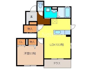 ベル・アルカンシェルの物件間取画像